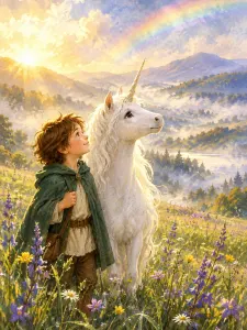Das Einhorn und der Regenbogen — Seite 1