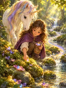 Das Einhorn und der Regenbogen